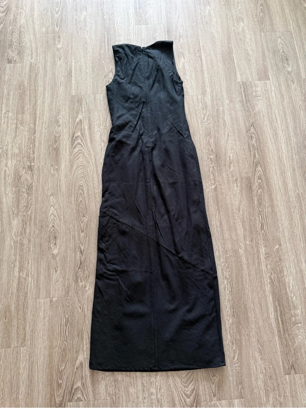 Abercrombie & Fitch Black Sleeveless Maxi Dress